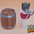 th_02.png Lazy Heroes (Terrier, Thor ) - figure, Toy, Container [Color ready]
