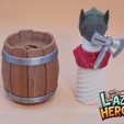 th_02.png Lazy Heroes (Terrier, Thor ) - figura, Juguete, Contenedor [Color ready]