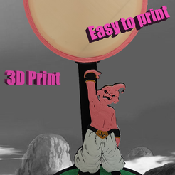 photoshop.png Archivo 3D Lámpara Majin Bu Dragon Ball Z・Modelo de impresora 3D para descargar