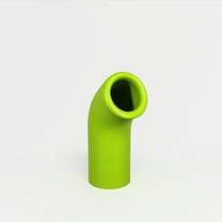 11.jpg Fichier STL Fabriquer un bang personnalisé - Partie de bouche courbée・Design pour impression 3D à télécharger