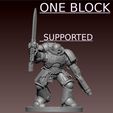 captur_lieut_sword_title.jpg STL file LIEUTENANT ARMED in one block・3D printable model to download