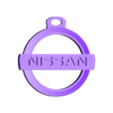 nissan keychain.stl 日产标志钥匙圈