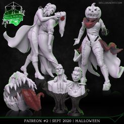 Patreon_02_Sept2020.jpg Archivo STL Paquete de recompensas #2 | Halloween・Objeto imprimible en 3D para descargar, BellaNachtMiniatures