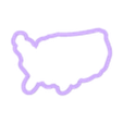USA Map.stl USA Map - Cookie Cutter