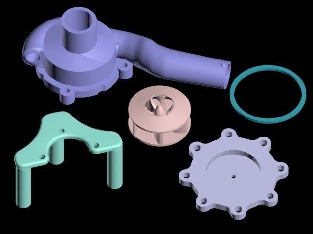 1_display_large.jpg Free STL file Centrifugal water pump - 15% bigger・3D printable model to download, Urukgar4D