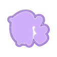 CAPIVARI CON TRES CORAZONES1.stl CAPIVARI WITH THREE HEARTS