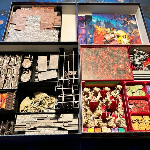 📦 Descent: Legends of the Dark - Acts 1 & 2 in One Box Insert/Organizer ...