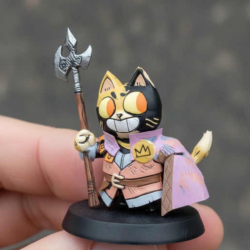 🐱 ROOT CAT・Archivo OBJ para Impresión 3D・Cults