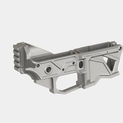 Lower-Rail-MK3-02.jpg STL-Datei AR 22 LOWER ( Picatinny Rail Anschluss )・Design für 3D-Drucker zum herunterladen