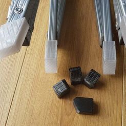 20180812_140948.jpg Free STL file Camping Chair foot 20.5mmx15.5mm replacement・3D print model to download