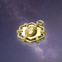render.jpg Free STL file SCARAB AMULET・3D print design to download
