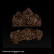 020.jpg Bed 3D relief models STL Files used for CNC Router