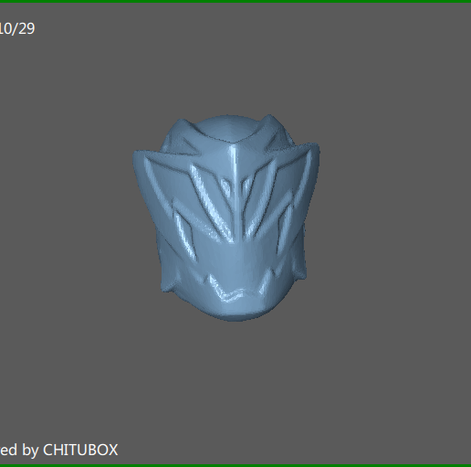 🦖 Gold Ranger Dino Fury Style Head・ STL File for 3D printing・Cults