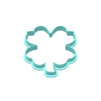 2.png Clover with glasses Cookie Cutters | STL Files