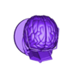 simple The Scholar Brain.stl The Scholar Brain – 3D Printed Brain with Hands & Legs Reading a Book
