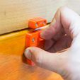 schloss-7050019.JPG Spring latch sliding door bolt lock: rubber band, metal spring, 3D printed spring