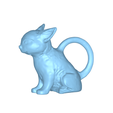 model-1.png Brass abyssinian cat no.1