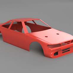 s14 render.png Zenki S14 240sx Body for 3DRC 1/24 Drift Car