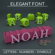Elegant-Fonts-Cults-01.jpg LetterBank: The personalized Piggy Bank - Value Pack