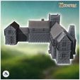 5.jpg Large medieval building with stone base and wooden corner (3) - Medieval Gothic Feudal Old Archaic Saga 28mm 15mm RPG