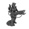 Tomb-Guardian-blaster-pose-1.jpg Tomb sentinel crawler and two foot soliders (Sci Fi Resin Miniatures)