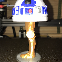 Free STL file Christmas Story Star Wars Lamp Object to