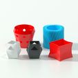 2343.jpg Five 3D Printable Decorative Vases