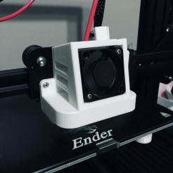 IMG_8307.jpg Free STL file Satsana Duct for Ender 3 V2・3D printer model to download