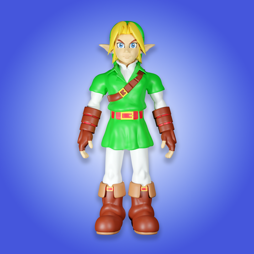 🔗 Link (Hero of Time/Adult)・ OBJ File for 3D printing・Cults