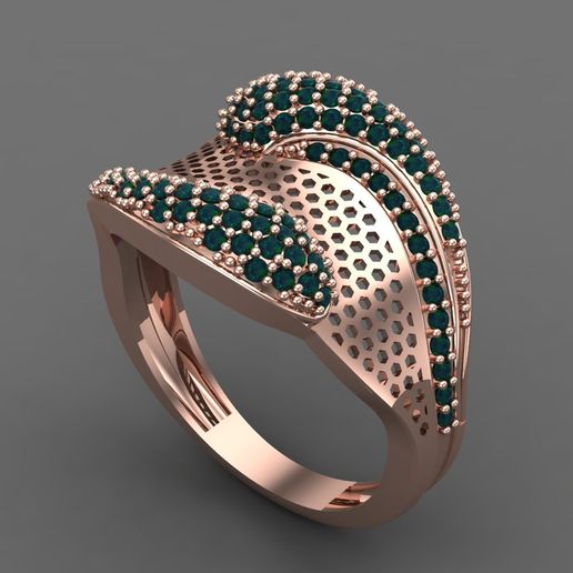 WOMEN RING - 3DM RENDER DETAIL 3D PRINT MODEL - 3D model