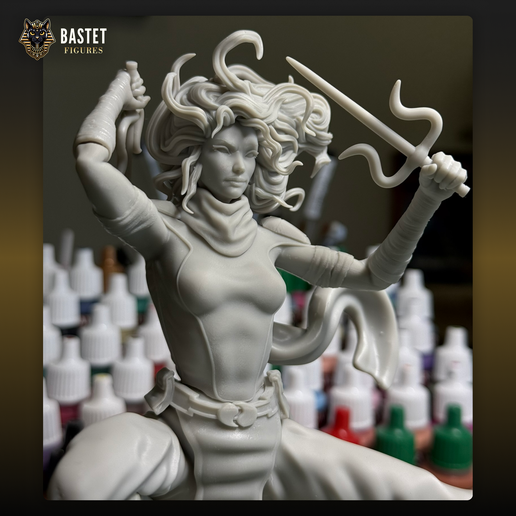 🦸 Elektra | Marvel・ 3D File for 3D printing・Cults