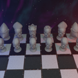 HumanSkull.png Human Skull Chess Set EWANCS