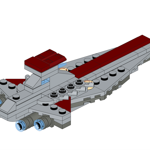 20_4x.png Brick Republic Venator (5 fois plus grand que les pièces LEGO originales)
