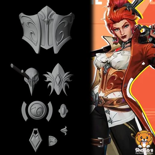 Elsa Bloodstone - Accessories - Marvel Rivals Cosplay Prop