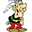 asterix color.jpg STL file COOKIE CUTTER asterix 2・3D print object to download