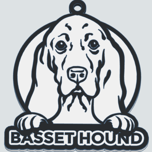 basset-tinker-2.png Llavero de basset hound