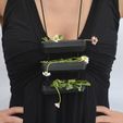 2.jpg STL-Datei Y'a du monde au balcon! Living necklace kostenlos herunterladen • 3D-druckbares Modell, leFabShop