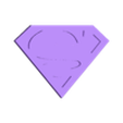 Superman_Logo.stl Superman Coaster (2 or 3 Colors)