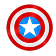 Cap-Shield-front.png Marvel Shields | Captain America | Taskmaster | Red Guardian | Captain Britain | By CC3D