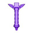 (Handle) Master Sword (Bottom).stl BEYBLADE X | MASTER SWORD | CUSTOMIZABLE RIPCORD