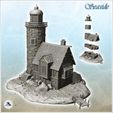 1-PREM.jpg Medieval lighthouse on island with wooden pontoon (10) - Pirate Jungle Island Beach Piracy Caribbean Medieval Skull Renaissance