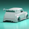Back-View.jpg Hotwheels '67 Austin Mini Van Street Hunter Wide Kit