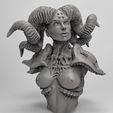 1d028a3e528b386e6aadcff28b4b3adc_display_large.jpg Free STL file Horned female・3D printing design to download