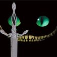 vorpal_cat.jpg Vorpal Sword replica from alice in wonderland Free 3D print model