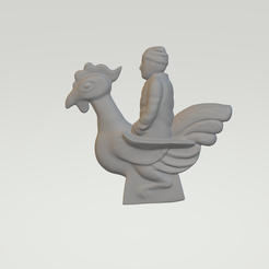 1.png Datei STL Hahn 3D-Druckmodell・Design für 3D-Drucker zum herunterladen