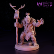 02.png Orc Shaman -  Fantasy Miniature for Tabletop & DnD