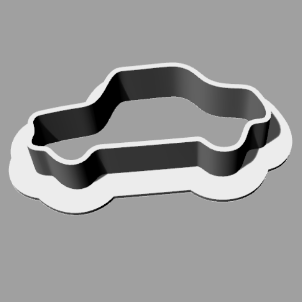 car.png Download free STL file Cookie cutter auto car • Object to 3D print, MaterialsToBuils3D