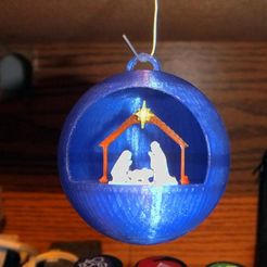 5bad93b39700572dfe36da31adbb0bfe_display_large.JPG STL-Datei Nativity Christmas Ornament kostenlos・Design zum 3D-Drucken zum herunterladen