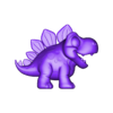 dino stego.stl Baby Stegosaurus - Animated STL