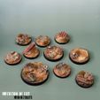 MINIATURES Fichier 3D Set de toppers de base Wasteland 1 - Kit de détail de base sans support.・Objet imprimable en 3D à télécharger
